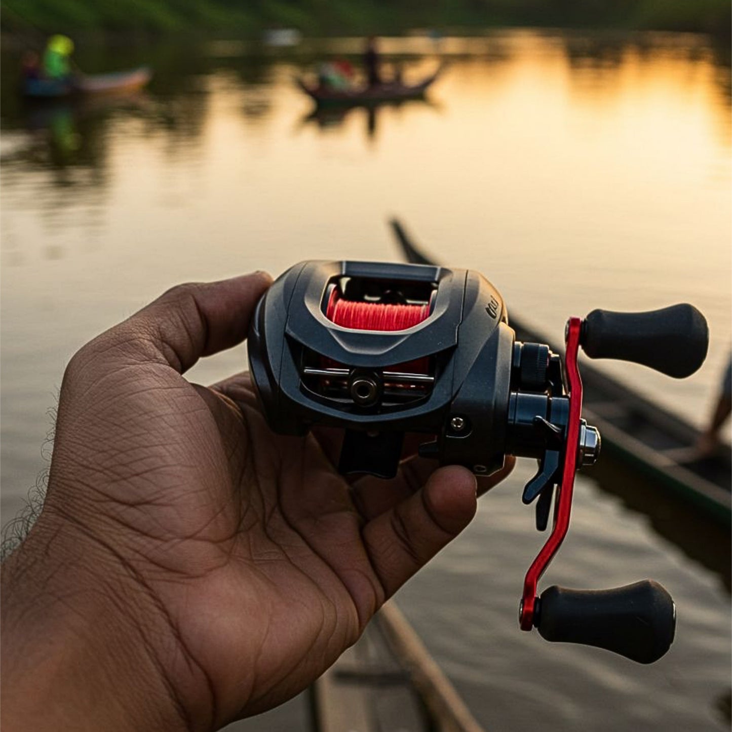 Abu Garcia Black MAX3 Molen met Anti-Klit Systeem + GRATIS Shimano Zonnebril als Cadeau
