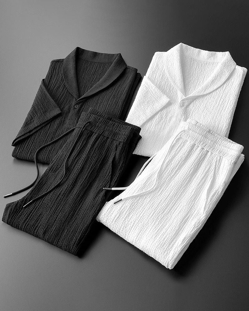 Ensemble Polo & Pantalon en Coton