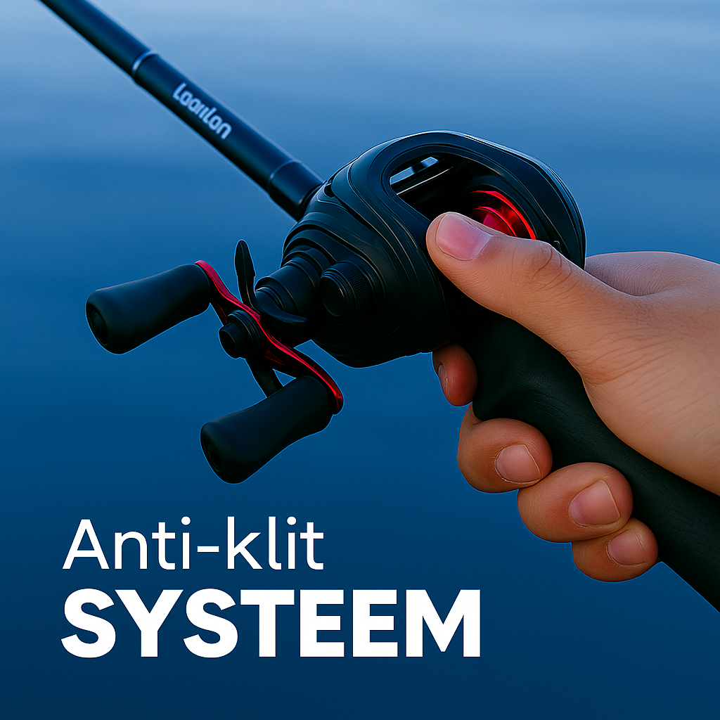 Abu Garcia Black MAX3 Molen met Anti-Klit Systeem + GRATIS Shimano Zonnebril als Cadeau
