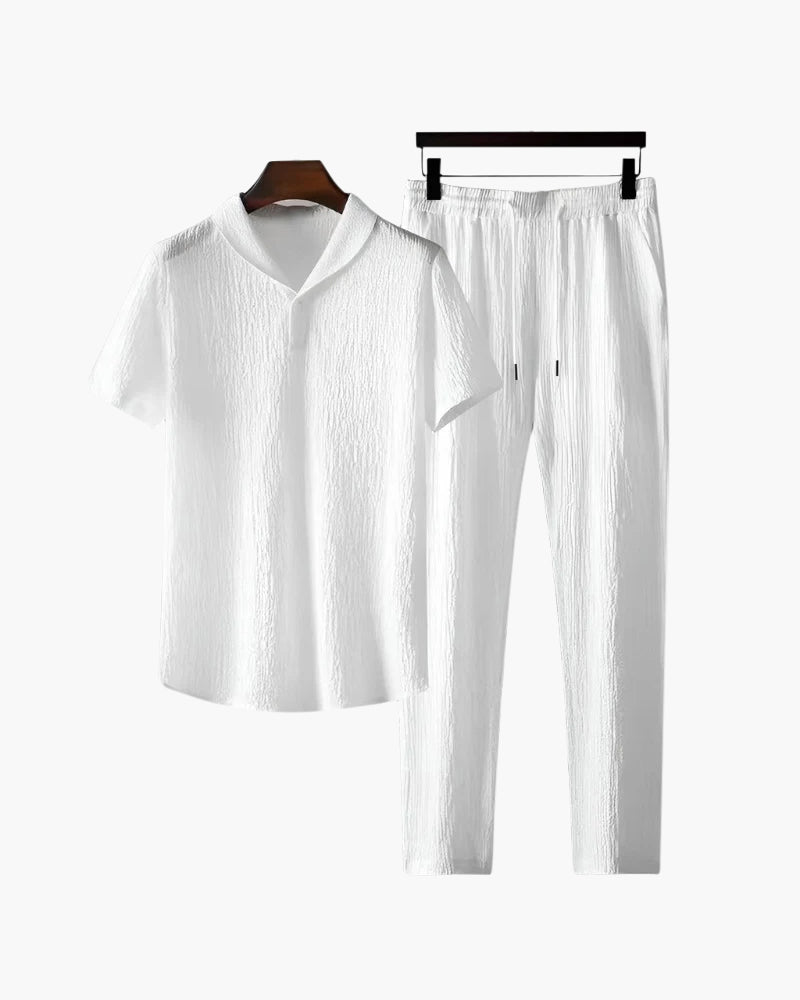 Ensemble Polo & Pantalon en Coton