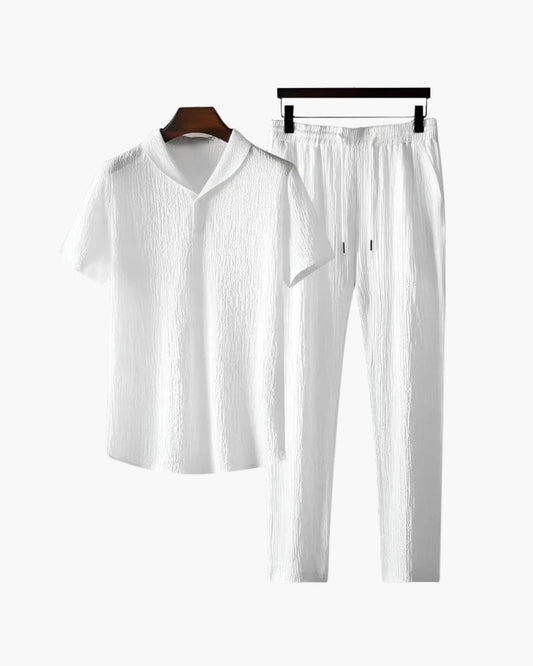 Ensemble Polo & Pantalon en Coton