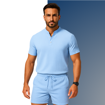 Exclusieve Set: Stijlvol Overhemd + Gratis Short