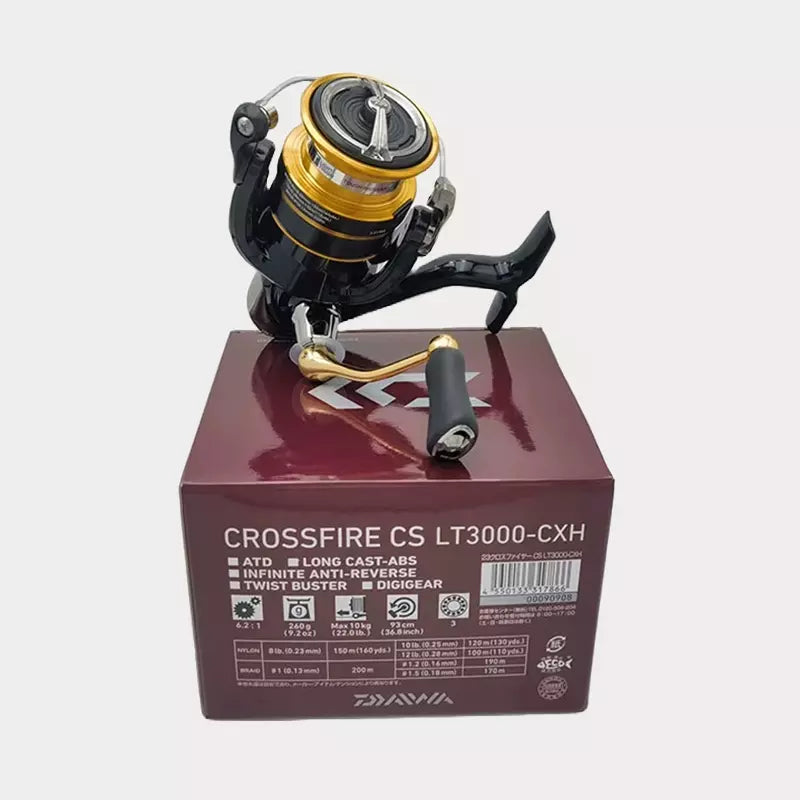 Daiwa Crossfire CS Molen met Overbrengingsverhouding 6.2:1 (260-295g) Remkracht 10-12kg