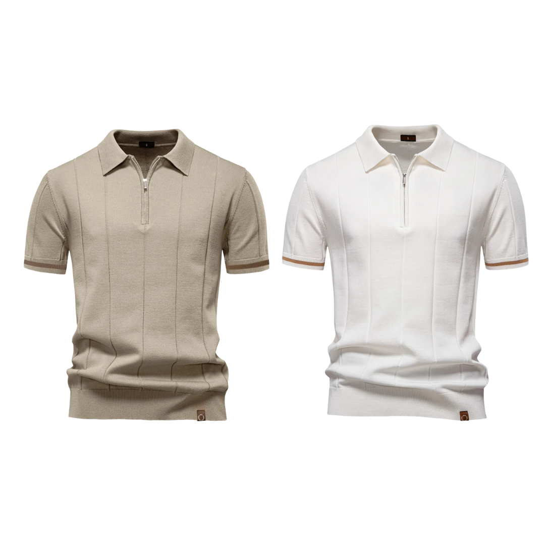 Gebreide Herenpolo Luxe