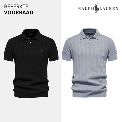 Koop 1, krijg 2 – RL Herenpolo van Gestructureerde Tricot