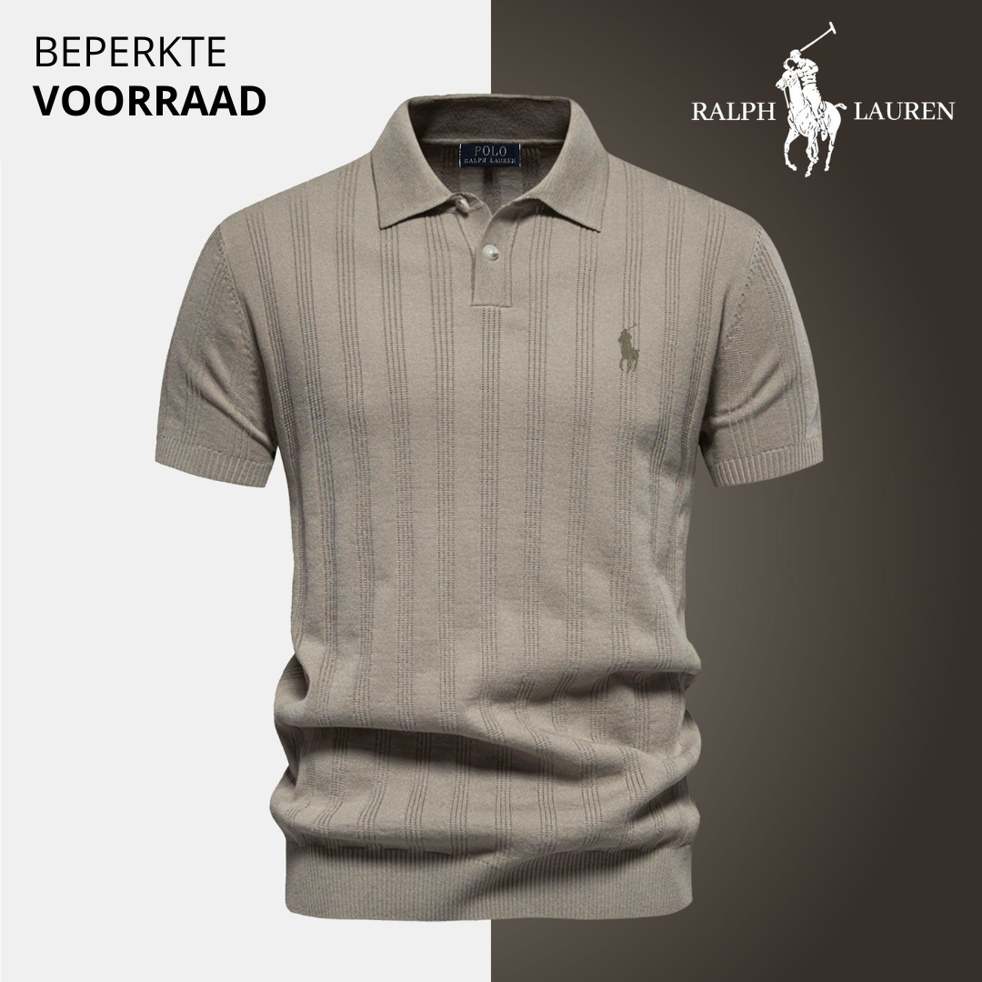 Koop 1, krijg 2 – RL Herenpolo van Gestructureerde Tricot