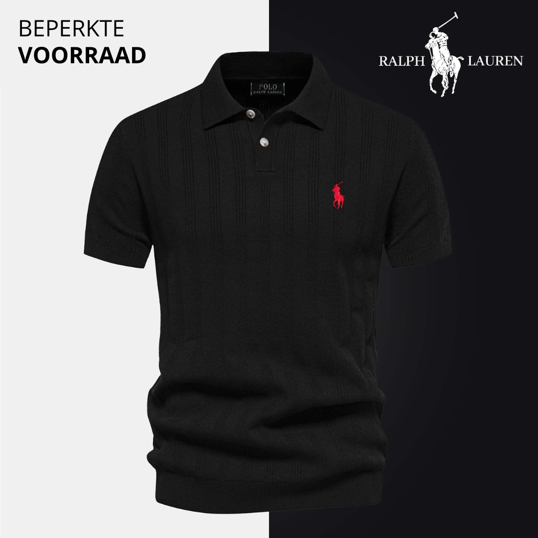 Koop 1, krijg 2 – RL Herenpolo van Gestructureerde Tricot