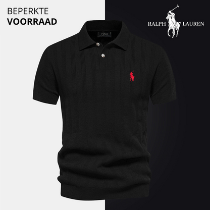Koop 1, krijg 2 – RL Herenpolo van Gestructureerde Tricot