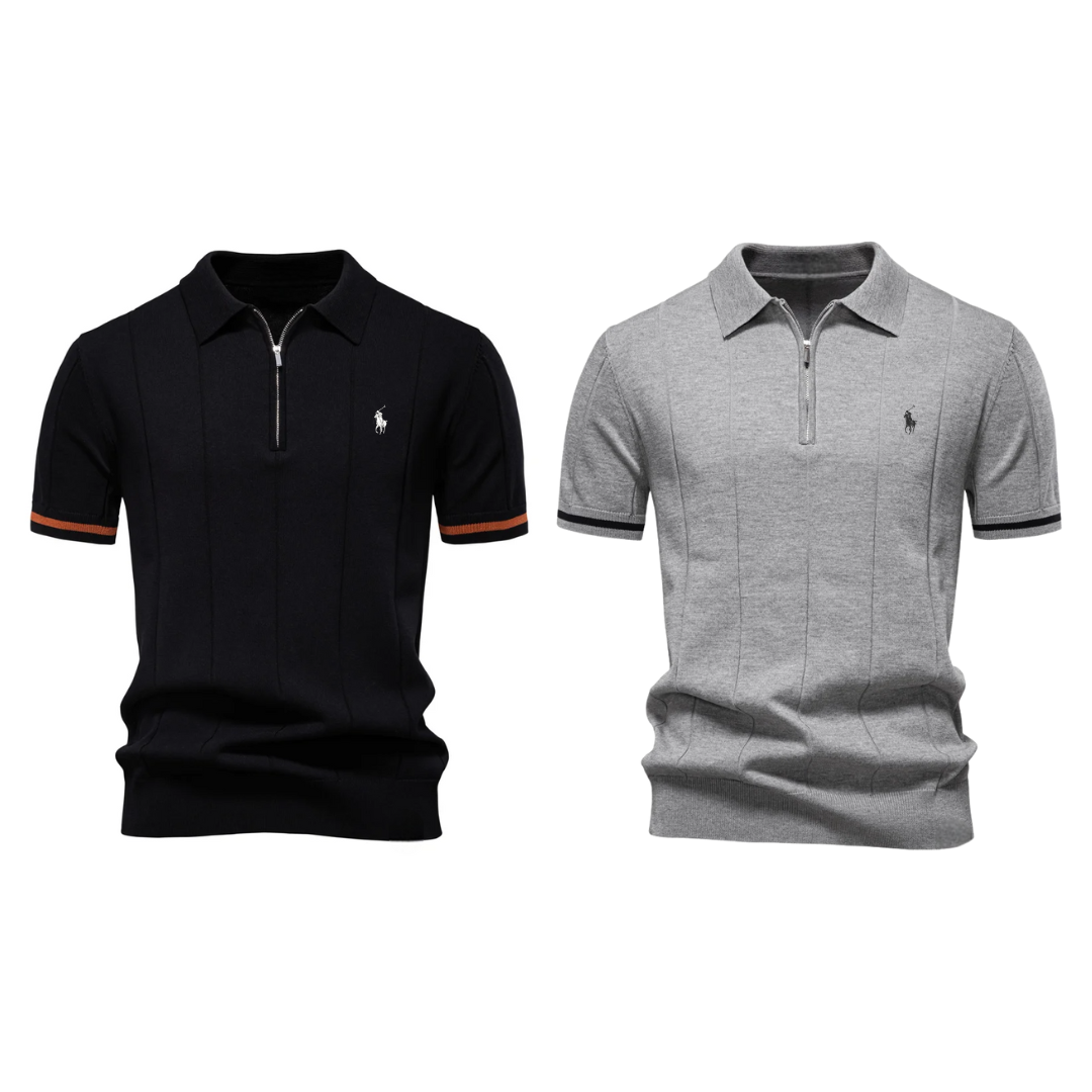 RL Gebreide Luxe Herenpolo
