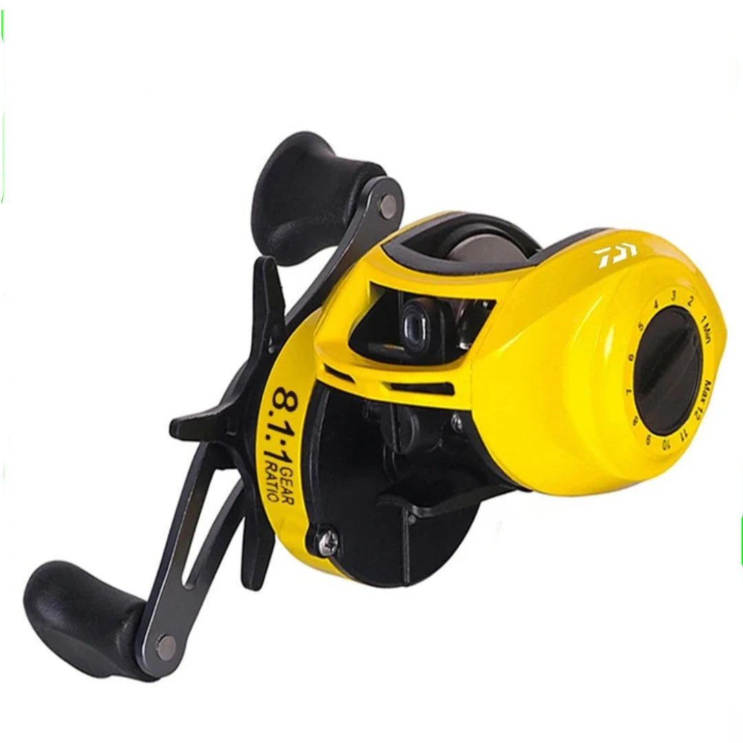 Carrete Daiwa con Freno de 18 KG y 12+1 Rodamientos Anti-Enredo