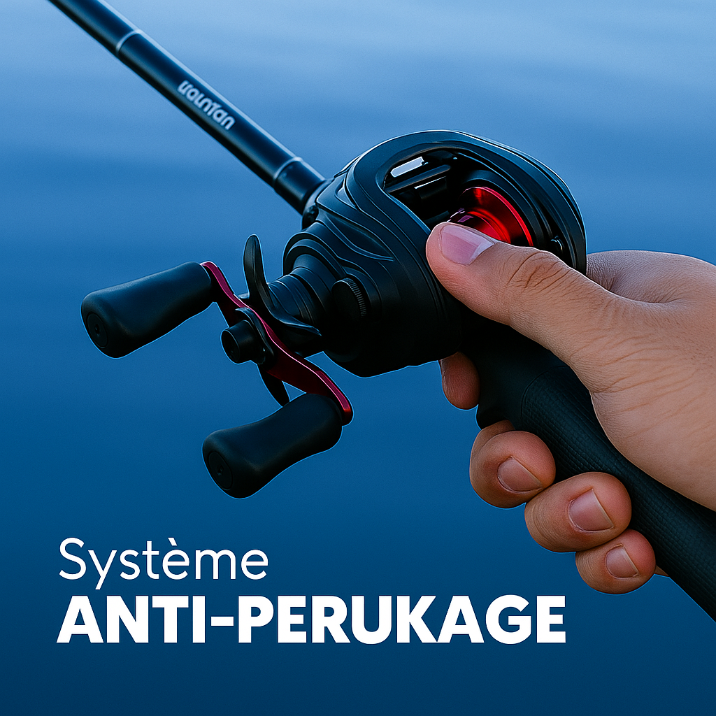 Moulinet Abu Garcia Black MAX3 Anti-Perruque + Lunettes SHIMANO Offertes en Cadeau