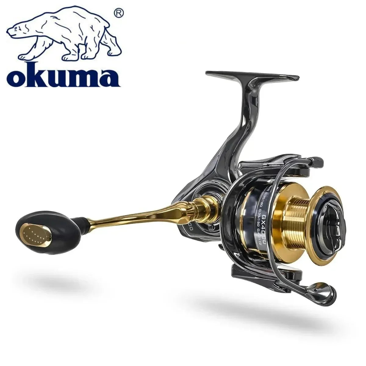 Moulinet de Pêche en Métal Original Okuma 22KG Drag