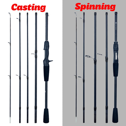 Canne Spinning Ultralégère PHISHGER 5–30g
