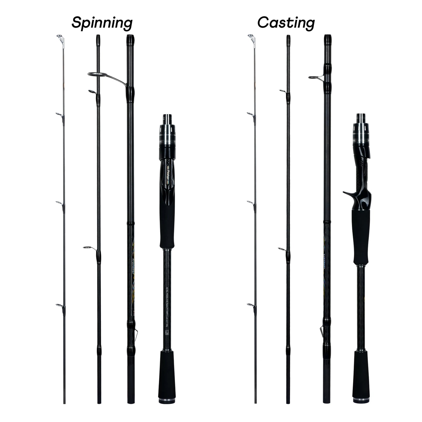 Canne à pêche MAXIMUS 30T carbone 1,8-3,0m Spinning/Baitcasting