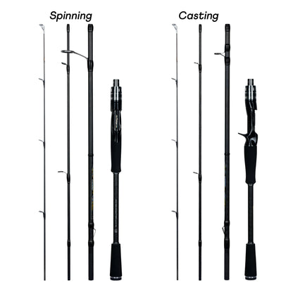 Canne à pêche MAXIMUS 30T carbone 1,8-3,0m Spinning/Baitcasting