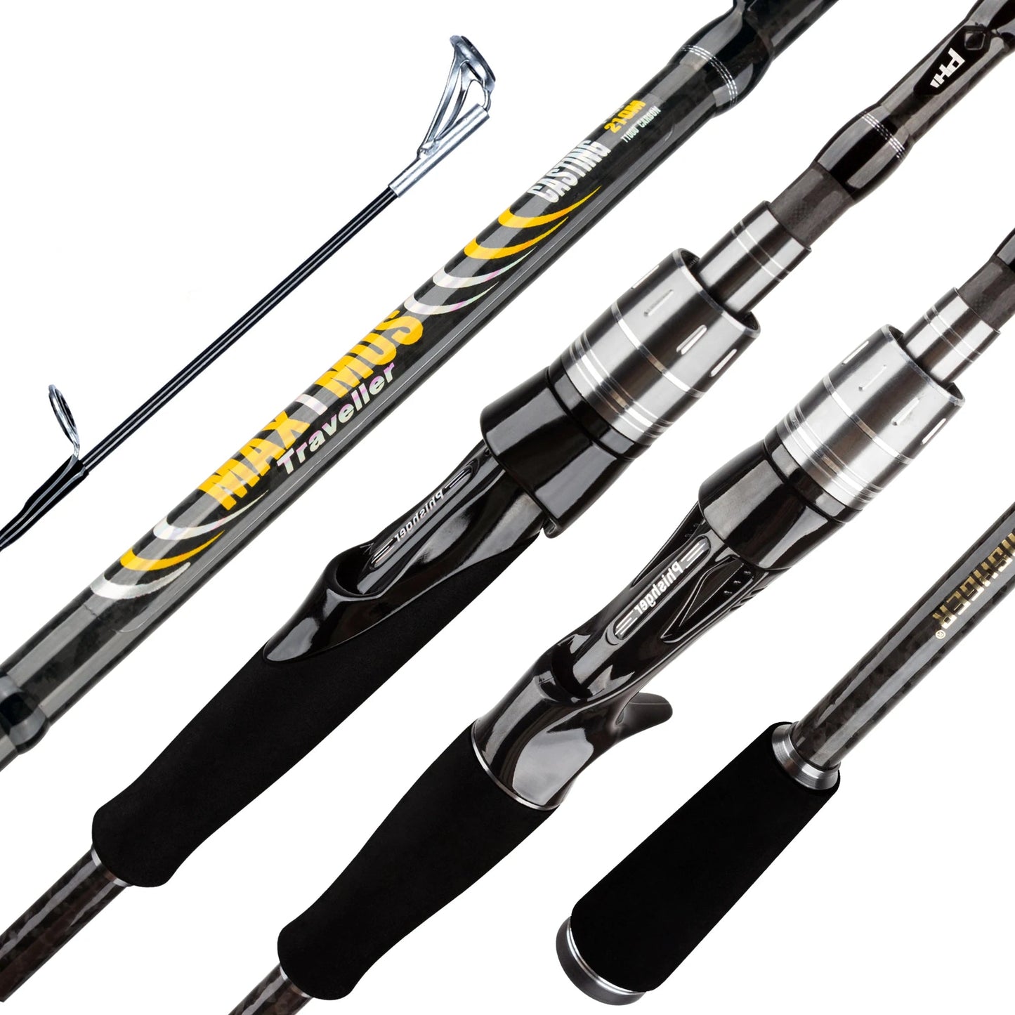 Canne à pêche MAXIMUS 30T carbone 1,8-3,0m Spinning/Baitcasting