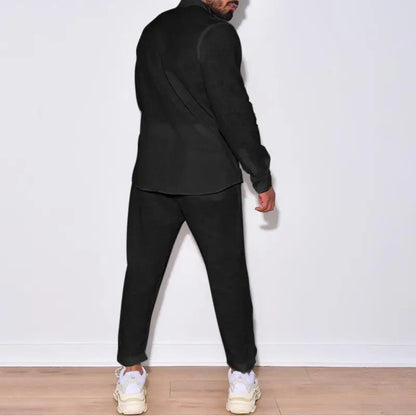 Exclusieve herenset – overhemd + broek gratis