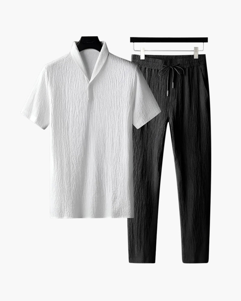 Ensemble Polo & Pantalon en Coton