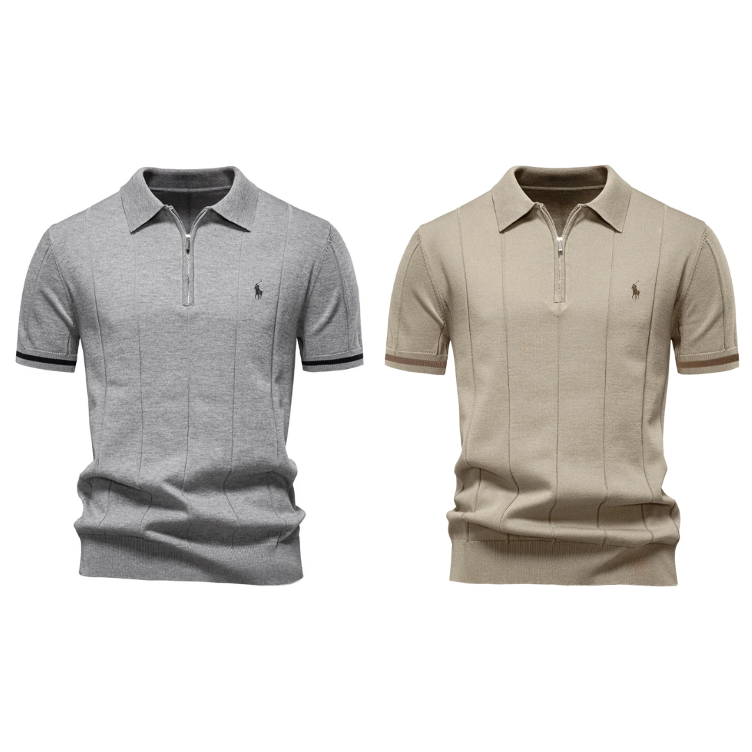 RL Gebreide Luxe Herenpolo